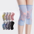 thumbnail image 1 of 1 Pce Protecteur de Genou Pressurisé Confortable à Porter Coussin Respirant Haute Élasticité Protection du Genou Bonne Ventilation Manchon de Genou Compression Support pour Sports, 1 of 7