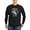 Black, variant on - Sigma Nu Coat Of Arms Long Sleeve T Shirt - Long Sleeve Dark T-Shirt
