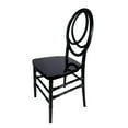 thumbnail image 4 of Single Infinity Resin Chair - Black, Thick Seat Knockdown Unassembled by Chivari, 4 of 11