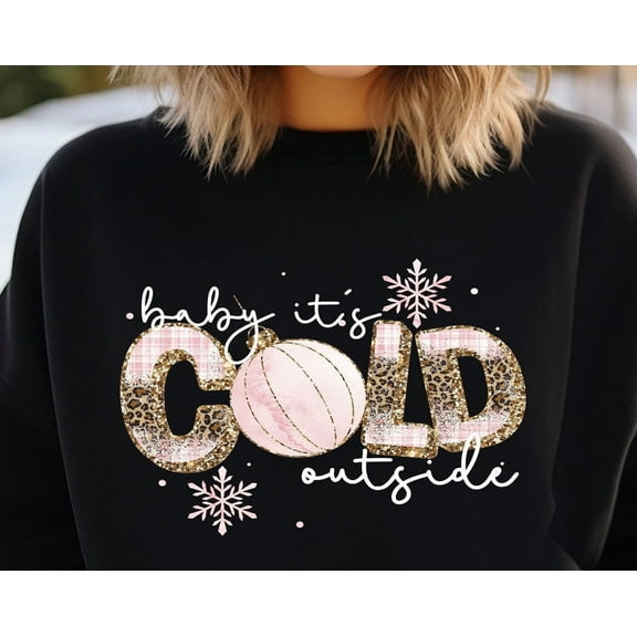 TeeFit Baby Its Cold Outside Shirt,Winter Holiday Party Shirt,Winter Holiday Shirt,Cute Women'S Winter Holiday Shirt,Holiday Shirt,Cute Winter Holiday Shirt,Giftforher TSHIRT All Size S-5XL