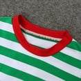 thumbnail image 6 of purcolt Christmas Toddler Pajamas Sets, Kids Boys Girls Stripe Printed Long Sleeve Round Neck Tops High Waist Long Pants Sleepwear 2Pcs Cotton Clothes, 6 of 7