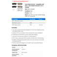 thumbnail image 2 of Front Brake Pad Set - Compatible with 2012 - 2015 Honda Crosstour 2.4L 4-Cylinder 2013 2014, 2 of 2