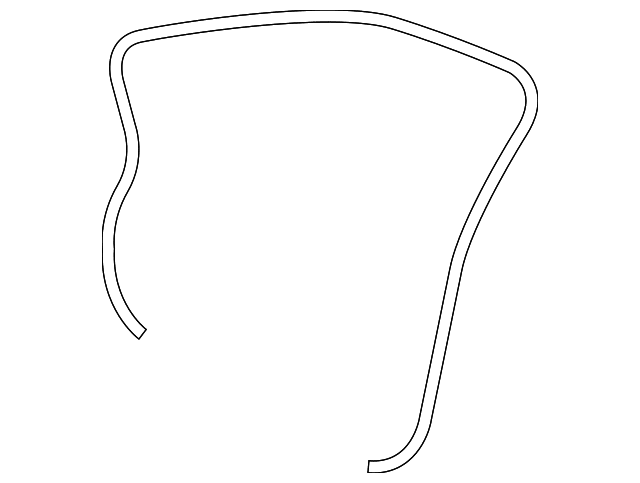 Genuine OE Subaru Weather-Strip On Body - 63571AL00C