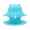 Blue, variant on mdesiwst Silicone Pet Nursing Feeder with 4 Nipples Suction Cup Multi-Animal Milk Feeder for Puppies Kittens Small Pets Anti-Choke Interactive Pet Meal Toy