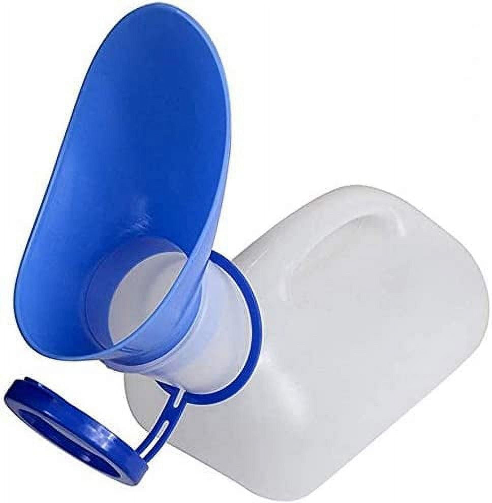 Unisex Potty Urinal for Car, Portable Urinal for Men and Women, Bedpans Pee Bottle with a Lid and Funnel, Mobile Toilet Urinal for Car, Old Man, Child and Patient for Hospital Camping Outdoor Travel