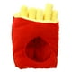 thumbnail image 1 of EeaseMX 1 gorro de peluche con diseño de papas fritas para fiesta, adorable tocado decorativo (rojo), 1 of 7