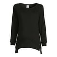 thumbnail image 3 of Time and Tru Women's Maternity Side Snap Sweatshirt, 3 of 6