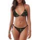 thumbnail image 1 of Fotbe American Flag Camo Traje de Baño para Mujer de Dos Piezas – Bikini Sexy de Tirantes Tipo Halter con Diseño Triangular, 1 of 6