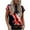 Black womens tops summer, variant on USSUMA Independence Day Patriotic Womens Tops Summer Loose Fit 4th of July American Flag Summer Top and Blouses Trendy Short Sleeve Shirts T-Shirt for Women Dressy Crewneck Tunic Plus