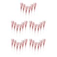 thumbnail image 1 of Matsuzay 6 tallos de bayas falsas de plástico de larga duración que añaden un toque de naturaleza a las manualidades sin olet rojo Type2 NO2, 1 of 6