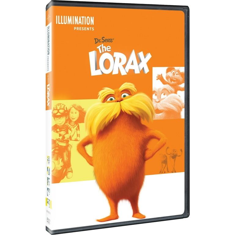 SDS The Lorax DVD, 2012, Animated Movie, Dr. Seuss, Kids and