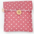 thumbnail image 4 of HongHeng Clearance Under $2.00 Fresh Cotton and Linen Sanitary Napkin Storage Bag Tampon Bag Large Capacity Cloth Cute Polka Tampon Bag Wholesale, 4 of 7