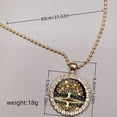 thumbnail image 2 of Stylish New Arrival Tree of Life Design Alloy Round Keychain Anniversary Gift Accessory, 2 of 6