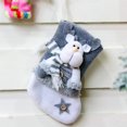 thumbnail image 2 of Regalos Calcetines navideños Navidad Adornos navideños para el Hogar Calcetines navideños Regalo Gris Xemadio WLJ-3463, 2 of 2