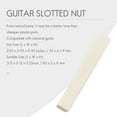 thumbnail image 4 of 2025 New! Classical Guitar Bone Slotted Saddle Nut Set, 4 of 10