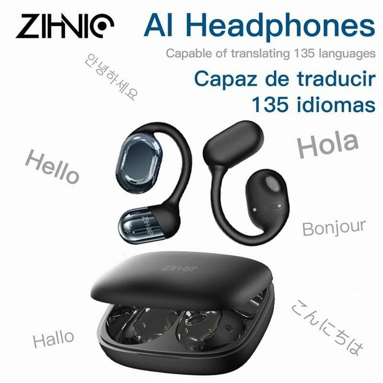 ZIHNIC S05 AI Translation Earbuds - Real-Time 134-Language Voice