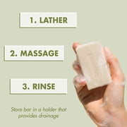 Klorane Ultra-Gentle Shampoo Bar with Oat Milk - Gentle Plant-Based Shampoo Bar - Hydrates & Detangles, 2.8 oz