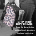 thumbnail image 6 of Lsque Tropics Palm Trees Lunch Bag Lunch Box for Women Men Reusable Insulated Lunch Tote Bag,Leakproof Thermal Cooler Sack Food Handbags Case High Capacity, 6 of 9