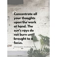 thumbnail image 2 of ArtsyQuotes 25x32 White Modern Wood Framed Museum Art Print Titled - Alexander Graham Bell Quote: Focus, 2 of 4