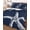 Navy Blue, White, Indigo, variant on Quilts Queen Size Bedding Set, Starfish Coastal Reversible Summer Quilt 3 Pieces, Seaside Nautical Summer Ocean Sea Lightweight Bedspreads Coverlets with 2 Pillow Shams for All Seasons