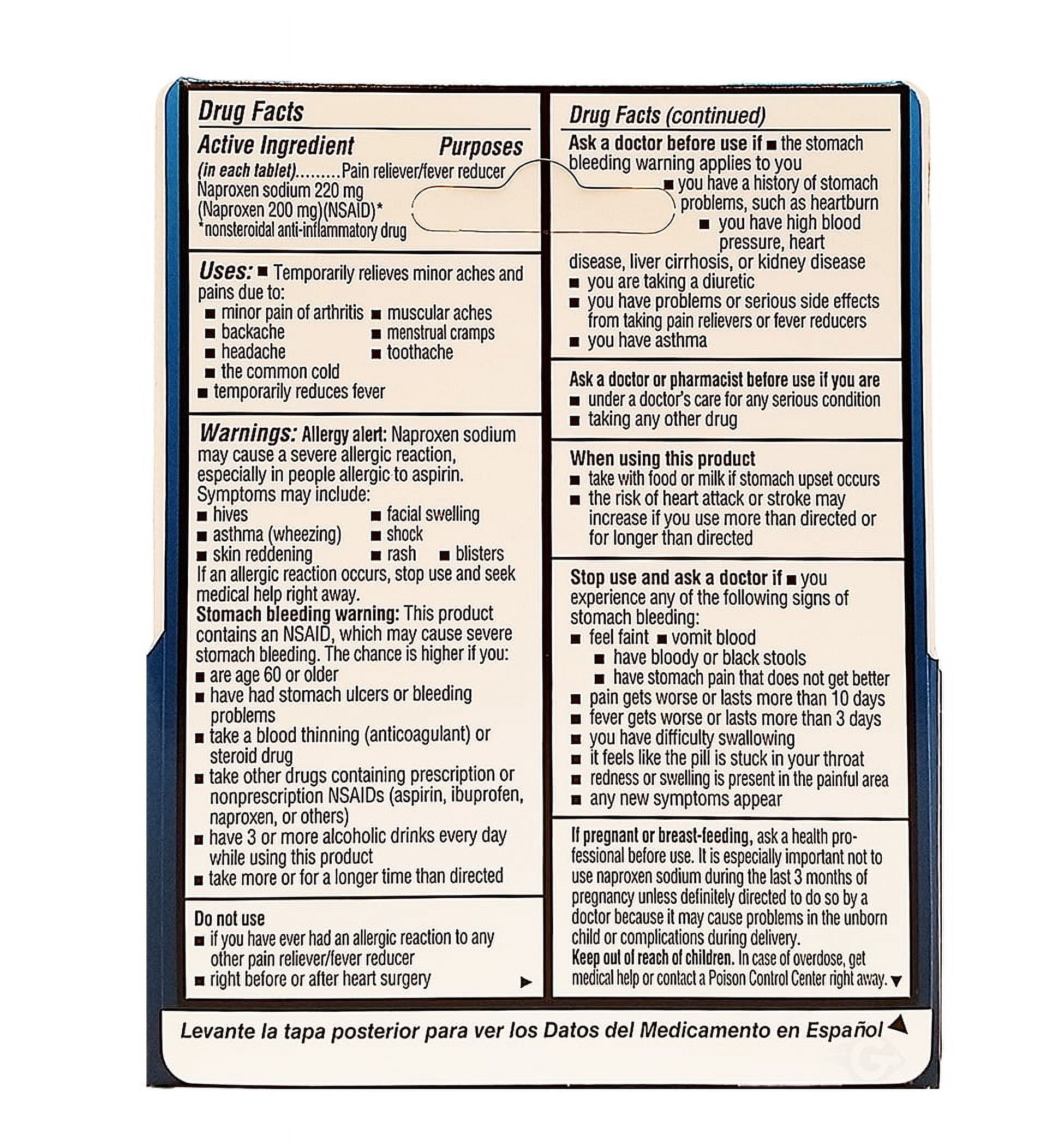 Flanax Pain Reliever/Fever Reducer Tablets, 24 Tablets