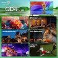 thumbnail image 3 of Hisense 43" Class QD40R Series Hi-QLED FHD Smart Roku TV (43QD40R, 2026 Model) - Hi - QLED Color, Dolby Audio, Full Array LED, Slim Bezel Design, Noise Reduction, Game Mode, Roku OS, 3 of 25