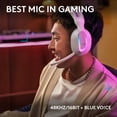 thumbnail image 3 of Logitech G522 LIGHTSPEED, casque gaming sans fil, microphone à bande passante complète, audio avancé, triple connectivité (LIGHTSPEED, Bluetooth, USB A vers C), PC, Nintendo Switch/Switch 2 - Blanc, 3 of 9