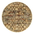thumbnail image 3 of Unique Loom Saturn Collection Area Rug - Aura (3' 1" Round Beige Cream/Beige), 3 of 7