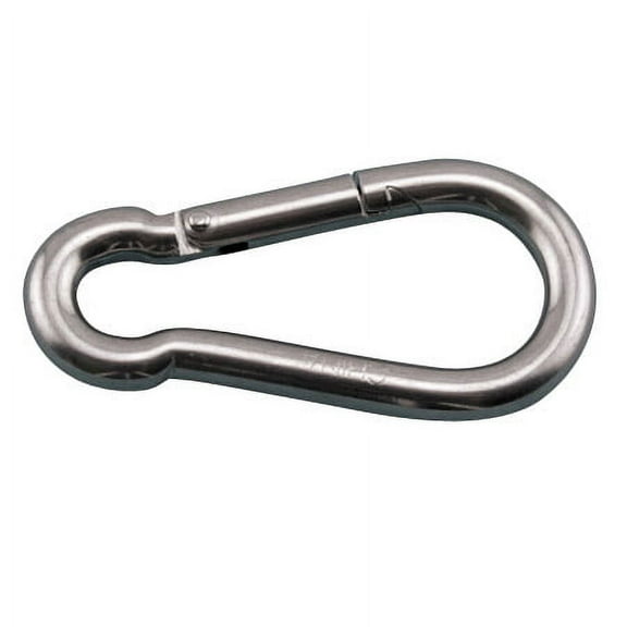 STAINLESS STEEL SPRING CLIP CARABINER 1/4" (S0120-0060)