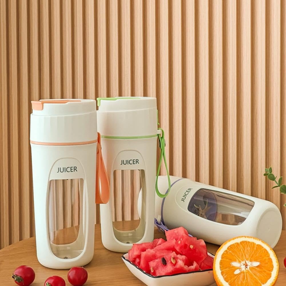 Electric Citrus Juicer, Mini Portable Cordless Juicer With Type-c Rechargeable,Multipurpose Personal Size Blenders for Smoothies,Juicing,11.49 Fl.oz,Easy Travel Friendly Kitchen Appliance
