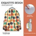 thumbnail image 5 of Geometric Shapes Texture Backpack for School - Durable Laptop Bookbag with Organizer Pockets, Trendy College Campus Backpack for Students, Commute or Travel, Perfect Practical Gift Choice, 5 of 6