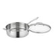 thumbnail image 1 of Sartén Cuisinart de 3 litros con ayuda y tapa de acero inoxidable, 1 of 1