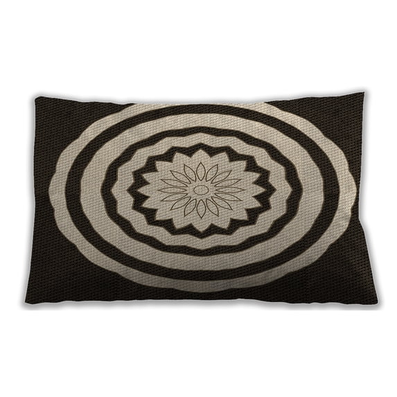 Ahgly Company Indoor Rectangular Contemporary Lumbar Throw Pillow, 13 inch by 19 inch