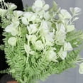 thumbnail image 3 of Visland 4PCS Artificial Fake Flowers Plastic Fake Flowers Home Decoration Window Box Decor, 3 of 7