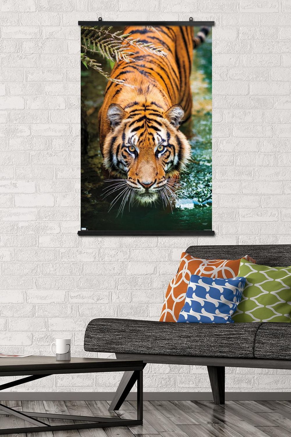 Tiger - Water Wall Poster