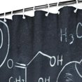 thumbnail image 3 of Math Equations Science Symbols Black Pattern Shower Curtain 72"x84" ,Bathroom Decorative Shower Curtains Set with 12 Hooks,Modern Waterproof Washable Shower Curtain, 3 of 6