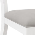 thumbnail image 6 of Hillsdale Furniture Clarion Wood and Upholstered Panel Back Bar Height Stool, Sea White, 6 of 15