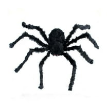 Piwvid Halloween Giant Huge Spider, 30cm Large Foldable Spider Fake Hairy Spider Scary Decorations Halloween Spider Outdoor Yard