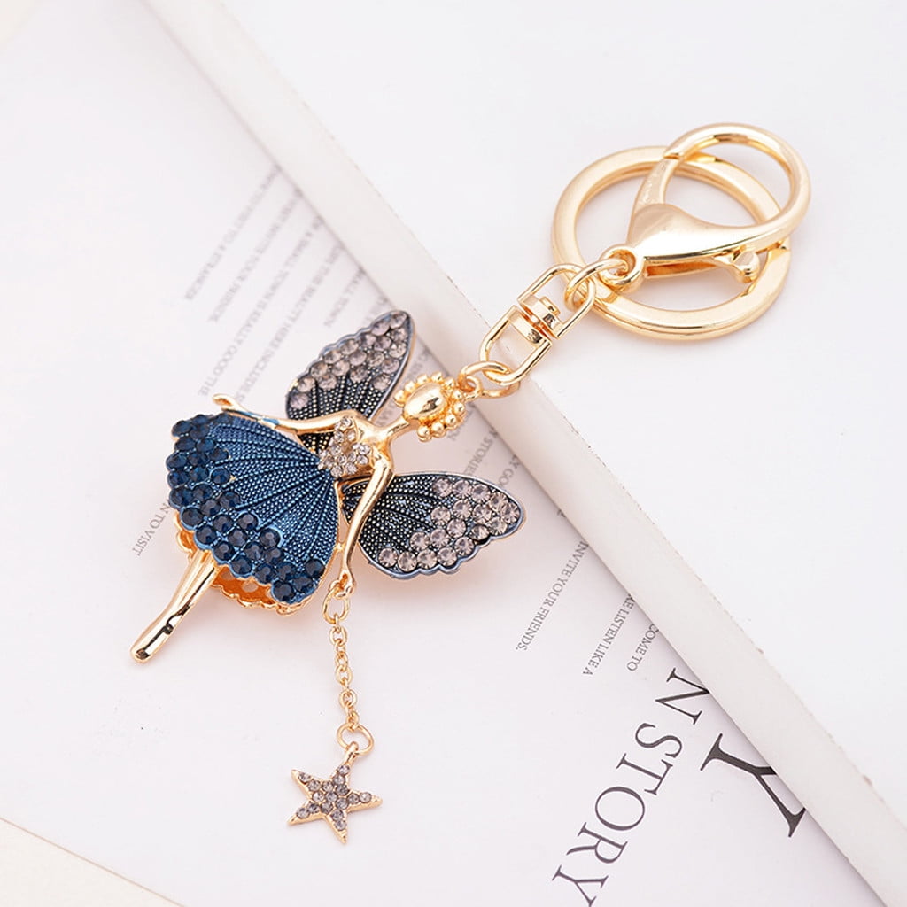 Ballerina Shaped Crystal Diamante Rhinestone Bag Charms Handbag Keyrings Pendant Ballerina Shaped Crystal Diamante Rhinestone Bag Charms Handbag Keyrings Pendant