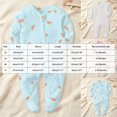 thumbnail image 3 of Nwiuh Girls' Organic Cotton, Sleep and Play Footed Pajamas | Easy Zip Front Pjs Feature 2-Way Zipper to Ensure Newborns Have Restful Nights Sleep (White, 9-12 Months), 3 of 4