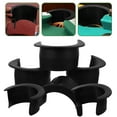 thumbnail image 3 of 6PCS Plastic Billiards Table Pocket Liner for Pool Table Bar Home 4 Corner 2 Side Black, 3 of 11