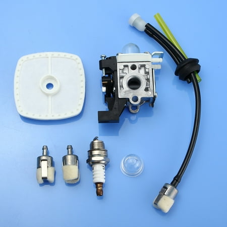 Fuel Bowl Vent (Carburetor Air Filter Fuel Line Kit Spark Plug Grommet Vent For Zama RB-K93 Echo SRM-225 GT-225 PAS-225)
