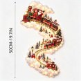 thumbnail image 3 of Christmas Magic Trail Wall Light, Glowing Christmas Wall Decor with Illuminated Holiday Story Scene, Lighted Indoor Holiday Wall Decor, 3 of 5