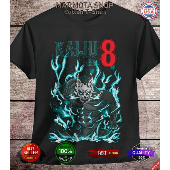 Kaiju No 8 T-Shirt Mina Shiro Kaiju Shirt Anime Soft Tee Shirt All Sizes Unisex