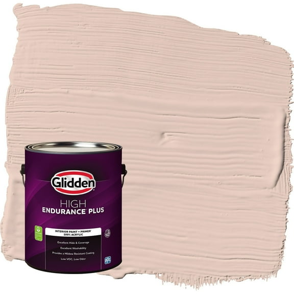 Glidden HEP Sultan Sand / Orange Eggshell Interior Paint with Primer, 1 Gallon