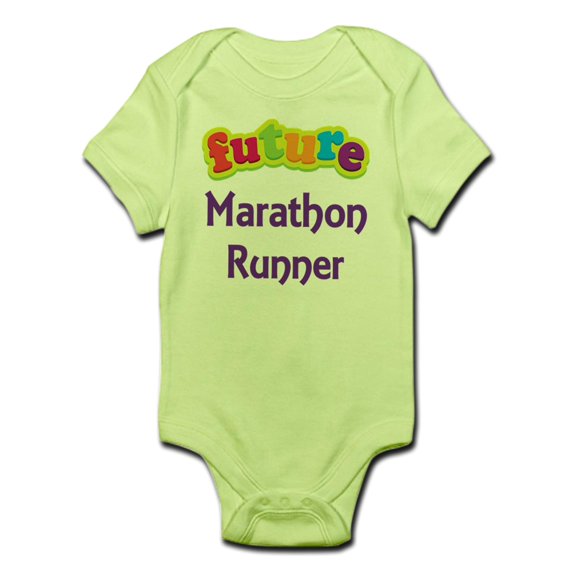 CafePress - Future Marathon Runner Infant Bodysuit - Baby Light Bodysuit