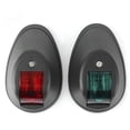 thumbnail image 1 of AMERTEER Feux de Signalisation de Navigation Marine Light Bateau de Navigation Light Navigation Light LED Bow Light pour Bateau Ponton Noir, 1 of 8