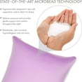 thumbnail image 7 of 18" x 18" Throw Pillowcases (Cover Only) - 85/15 Nylon, Spandex - Luxurious, Silky, Stretchy & Soft - 1 Pcs Solid Color - A Perfect Choice for Couch Chairs Sofa Bed Adult or Kids Bedroom, Purple, 7 of 7