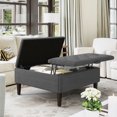 thumbnail image 2 of Dycanpo 36" Storage Ottoman Lift Top Coffee Table with Linen for Living Room Bedroom, Carbon Gray, 2 of 10