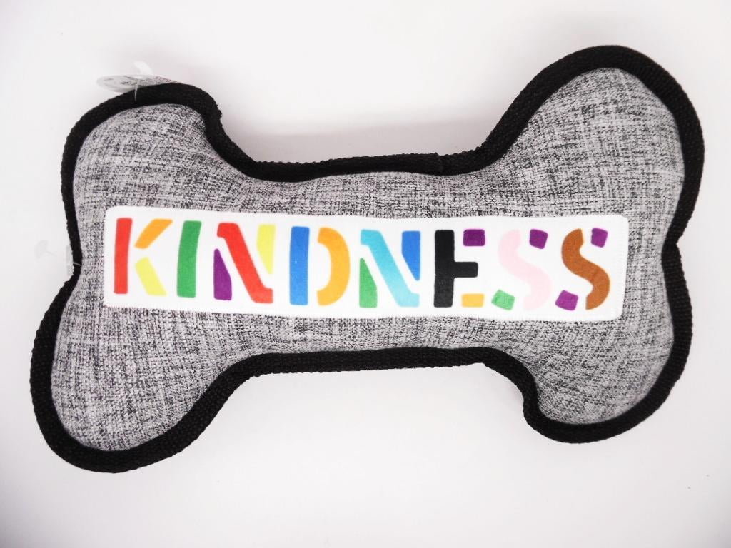 Boots & Barkley Pride Kindness Plush Bone Cuddle Dog Toy